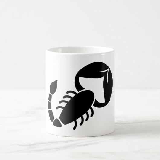Skorpione Astrologisches Symbol Zeichen 4 Kaffeetasse (Mittel)