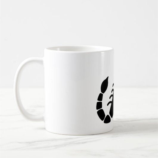 Skorpione Astrologisches Symbol Zeichen 4 Kaffeetasse (Links)