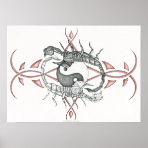 Skorpione des Balancen-Plakats Poster