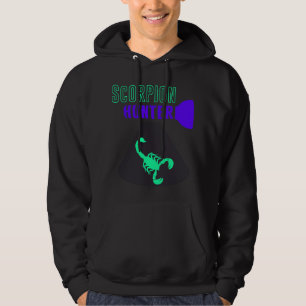 Skorpionjagd, Schwarzlicht Skorpion Jäger Hoodie