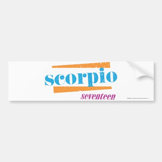 Skorpions-Aqua Autoaufkleber (Vorne)