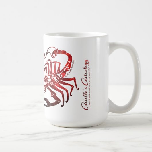 Skorpions-Astrologie-Tasse Kaffeetasse (Rechts)