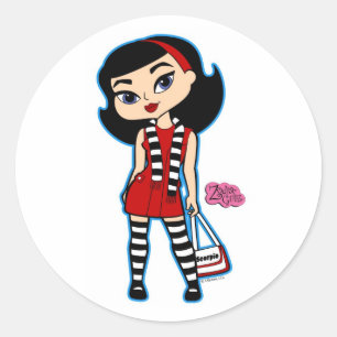 Skorpions-Aufkleber Runder Aufkleber