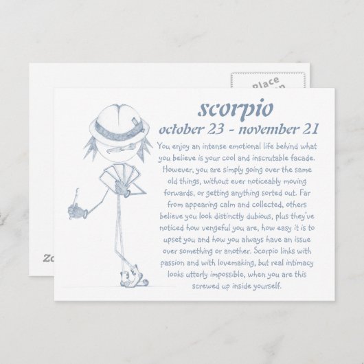 Skorpions-[- BitchScope -] Postkarte (Vorne/Hinten)