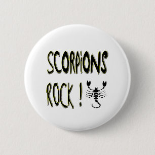Skorpions-Felsen! Knopf Button