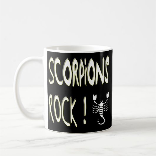 Skorpions-Felsen! Tasse (Links)