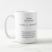 Skorpions-GetränkeTasse Kaffeetasse (Links)