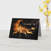 Skorpions-Gruß-Karte - Tierkreis-Symbole Karte (Gelbe Blume)