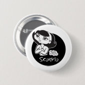 Skorpions-Knopf Button (Vorne & Hinten)