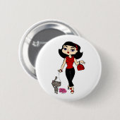 Skorpions-Knopf Button (Vorne & Hinten)