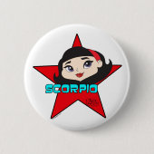 Skorpions-Knopf Button (Vorderseite)