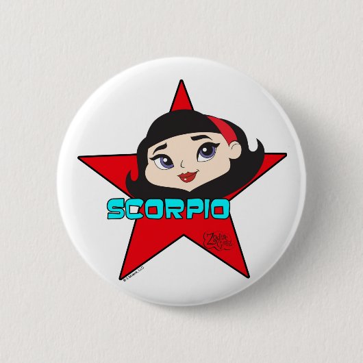 Skorpions-Knopf Button (Vorderseite)