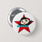 Skorpions-Knopf Button (Vorne & Hinten)