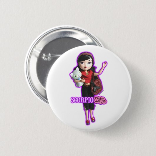 Skorpions-Knopf Button (Vorne & Hinten)