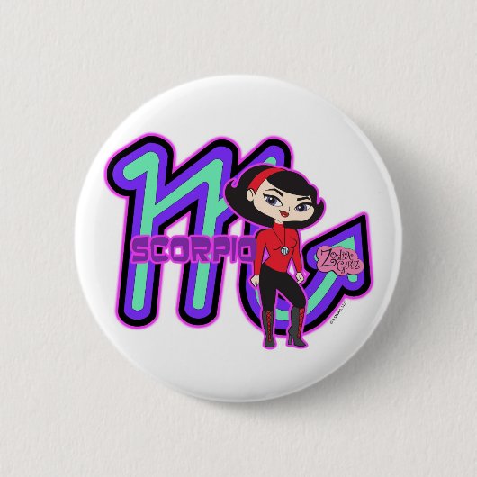 Skorpions-Knopf Button (Vorderseite)