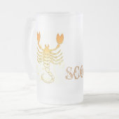 Skorpions-mattierte Tasse (Vorderseite Links)