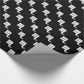 Skorpions-Muster Schwarzweiss Geschenkpapier (Ecke)