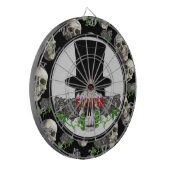 Skorpions-Schädel Dartscheibe (Vorderseite Links)