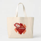 Skorpions-Taschen-Tasche Jumbo Stoffbeutel (Vorne)