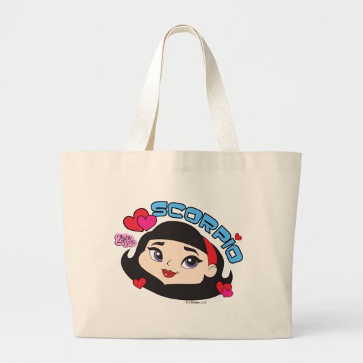 Skorpions-Taschen-Tasche Jumbo Stoffbeutel (Vorne)