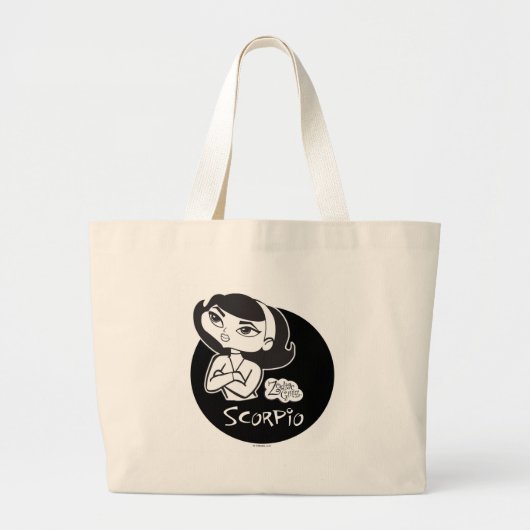 Skorpions-Taschen-Tasche Jumbo Stoffbeutel (Vorne)