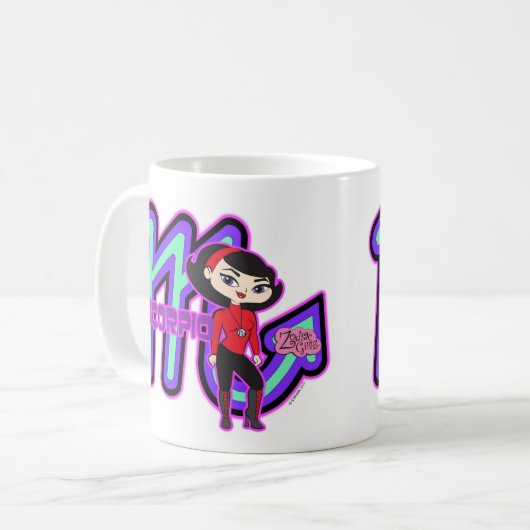 Skorpions-Tasse Kaffeetasse (Vorderseite Links)