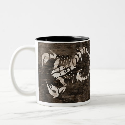 Skorpions-Tasse Zweifarbige Tasse (Links)