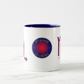 Skorpions-Tierkreis-Symbol-Tasse Zweifarbige Tasse (Mittel)