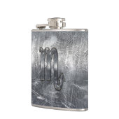 Skorpions-Tierkreis unterzeichnen herein Flachmann (Links)