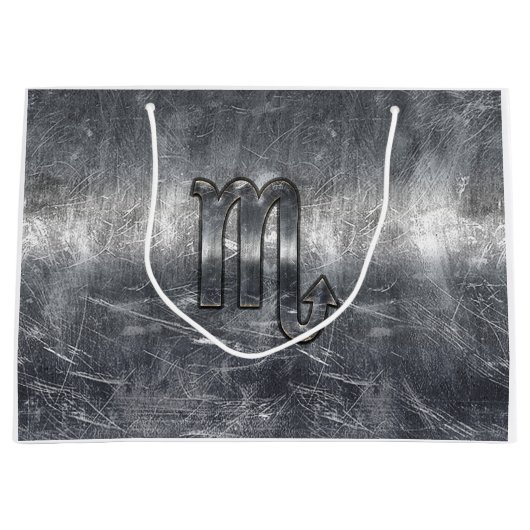 Skorpions-Tierkreis unterzeichnen herein Schmutz Große Geschenktüte (Vorderseite)