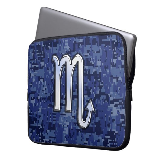 Skorpions-Tierkreis-Zeichen auf Laptopschutzhülle (Vorderseite Links)