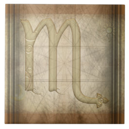 Skorpions-Tierkreis-Zeichen Fliese