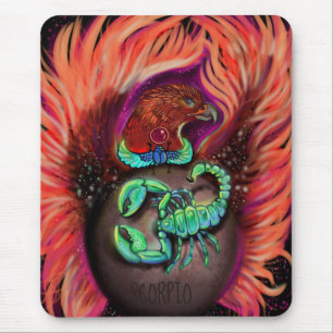 Skorpions-Tierkreis-Zeichen Mousepad