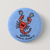 Skorpionsknopf Button (Vorderseite)