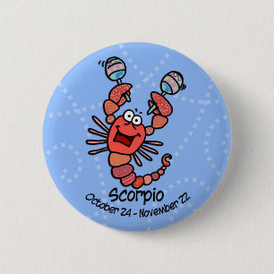 Skorpionsknopf Button