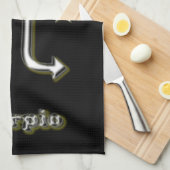 Skorpionssymbol Geschirrtuch (Viertel Falte)