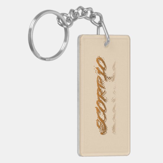 Skorpioreflexion Schlüsselanhänger (Vorderseite links)