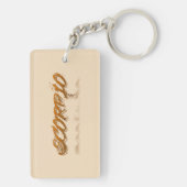 Skorpioreflexion Schlüsselanhänger (Rückseite)