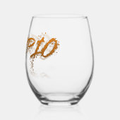 Skorpioreflexion Weinglas Ohne Stiel (Links)