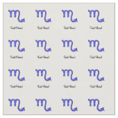 Skorpiosymbol Stoff (Nahaufnahme)