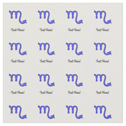 Skorpiosymbol Stoff (Nahaufnahme)