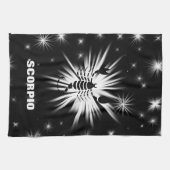 Skorpiozeichen Geschirrtuch (Horizontal)