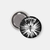 Skorpiozeichen Magnet (Vorderseite/Rückseite)