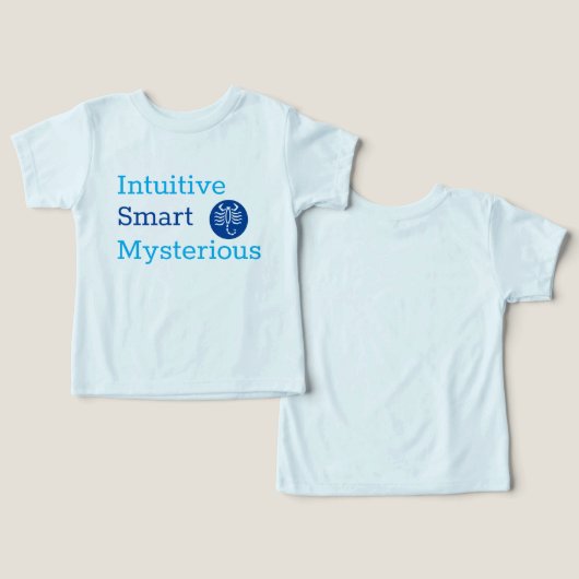 Skorpiozodiale Merkmale in der Blues (Design Vorderseite & Rückseite)