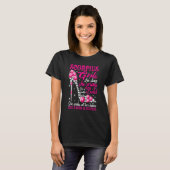 Skorpius Girl Like a Boss in Kontrolle Diamantensc T-Shirt (Vorne ganz)