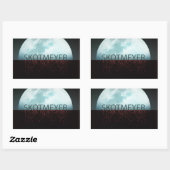 Skot Meyer Half Moon Sticker von Karen Kreature (Blatt)