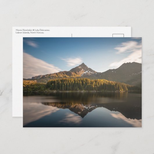 Skottinden Lofoten Postkarte (Vorne/Hinten)