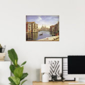 Skovgaard Blick auf den Canale Grande, Venedig Poster (Heimbüro)