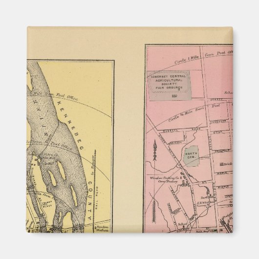 Skowhegan, Fairfield 2 Magnet (Vorne)