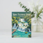 Skradinski Buk Kroatien Postkarte (Stehend Vorderseite)
